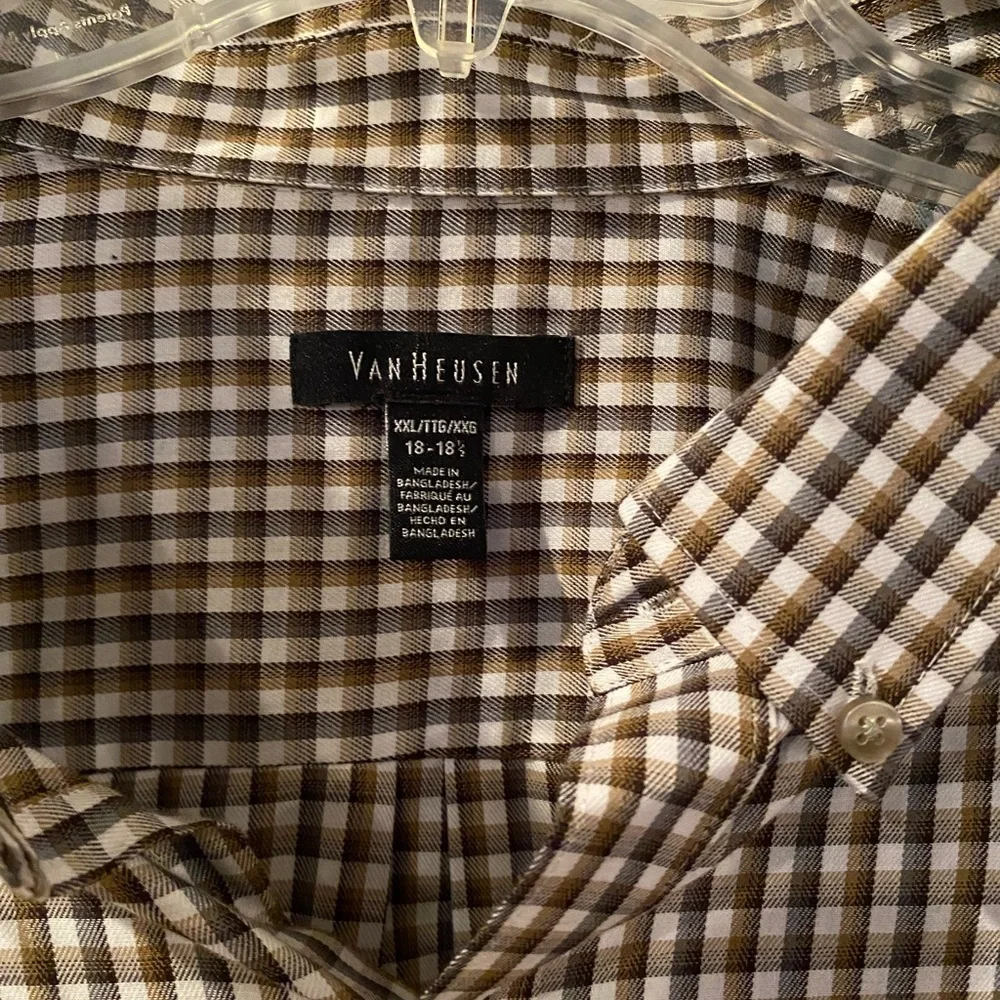 NWT Van Heusen Premium No Iron Long Sleeve Shirt Size 18-18 1/2 - Picture 4 of 6